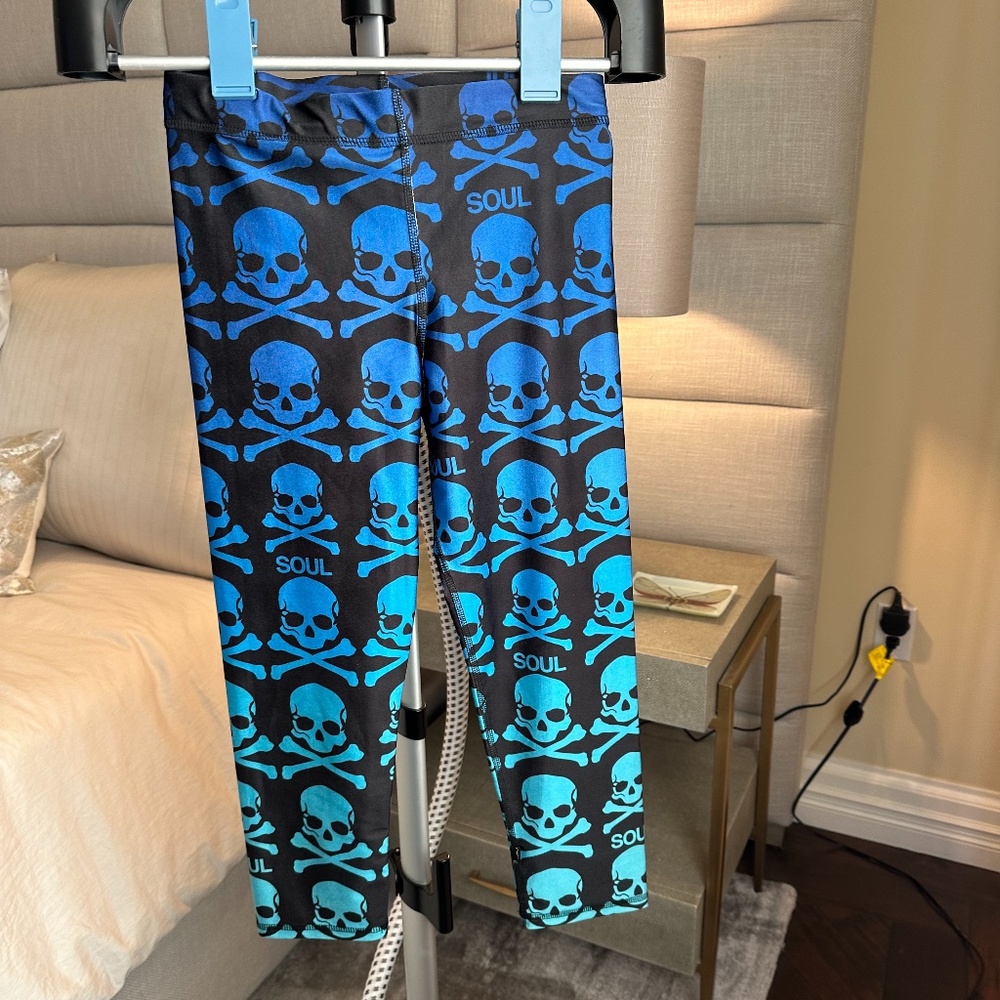 Zara Terez X Soul Cycle Skull Legging